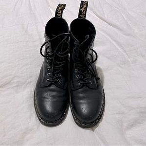 Men's Used Dr. Martens 1460 Boots Nappa Leather - Black, US 10